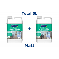 Blanchon Renovation Lacquer MATT 5 ltr (two 2.5 ltr can)  00404654
